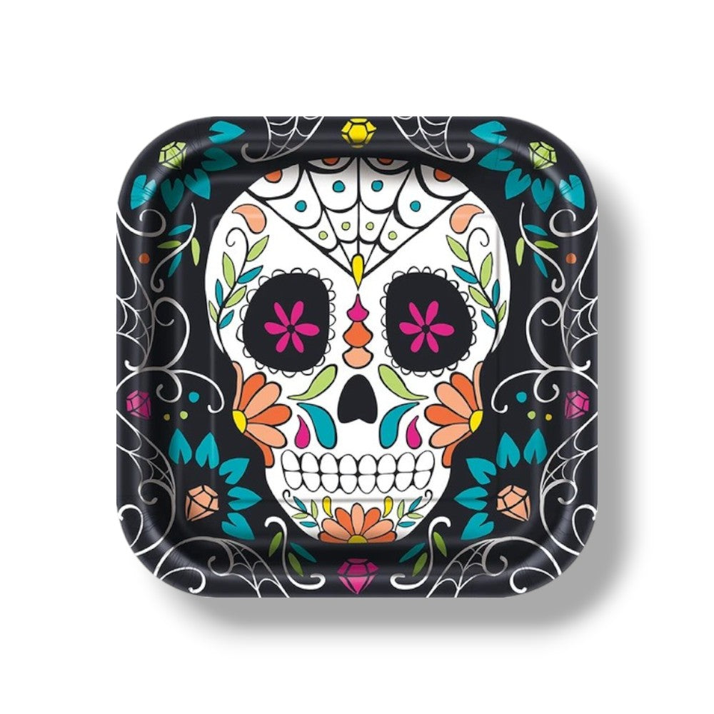 Plato 9" Day Of The Dead Skull C/10