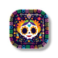 9" Day of the Dead Plate (6 pieces)