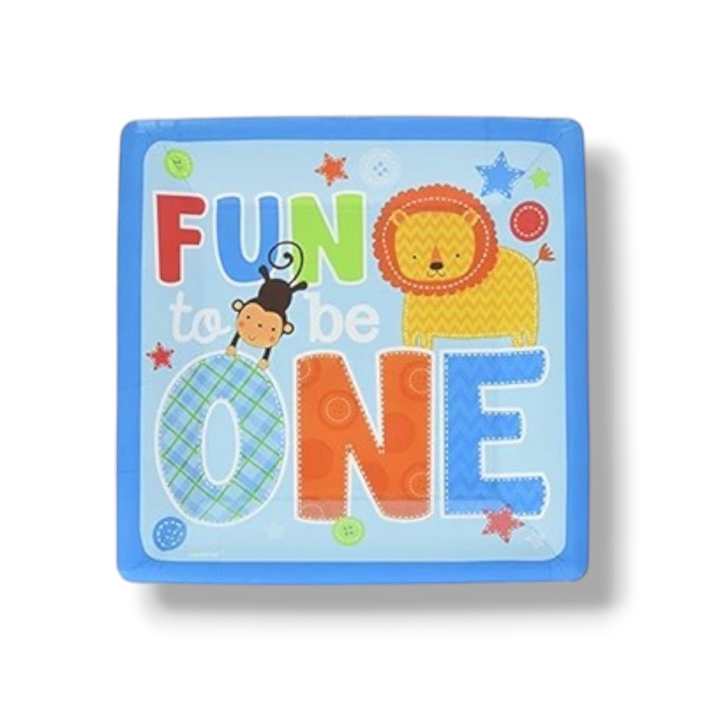 9" One Wild Boy C/8 Plate