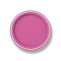 Plate 9" Round Pink White Contour C/8