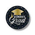 9" Stars &amp; Caps Graduation Plate C/8