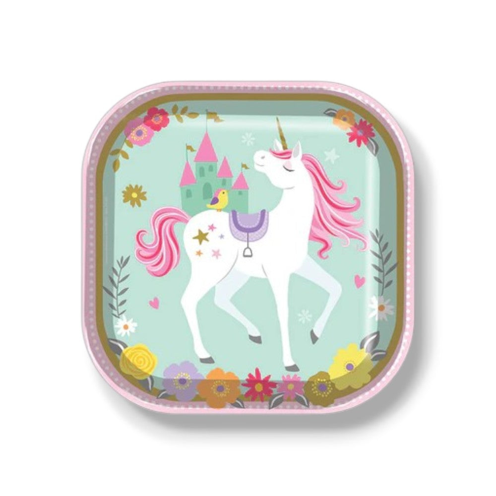Plato 9" Unicornio C/6