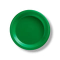9" Flag Green Plate C/20
