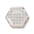 9" Rose Gold Grid Plate C/8