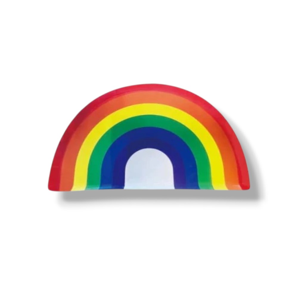 Plato Figura Arcoiris C/8