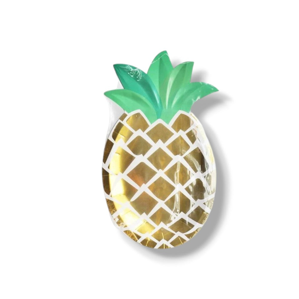 Plato Figura Piña C/8