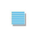 Small Blue Napkins with White Stripes (16 count)
