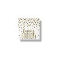 Servilleta CH Confetti Gold Birthday C/16
