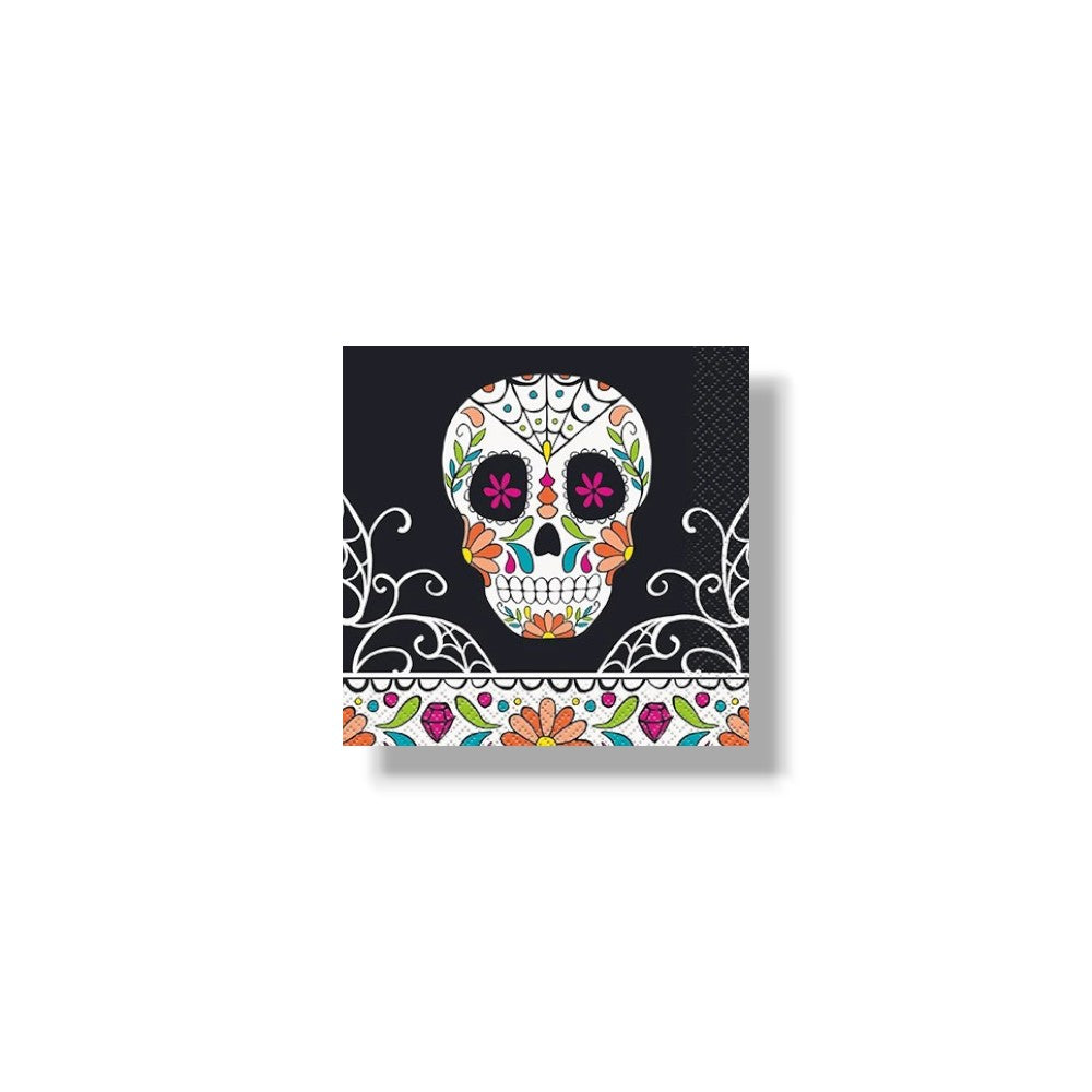 Servilleta CH Day Of The Dead Skull C/24