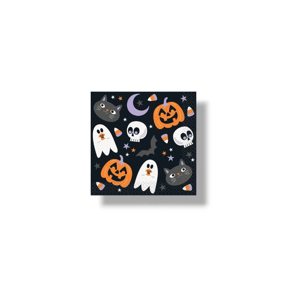 CH Halloween Night Beverage Napkin C/16