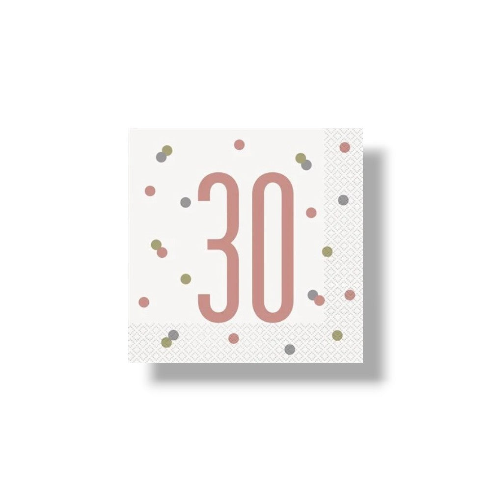 Servilleta G 30 Rose Gold C/16