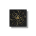 Napkin G Black &amp; Gold Spider Web C/16