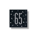 Napkin G 65 Black &amp; Gray C/16