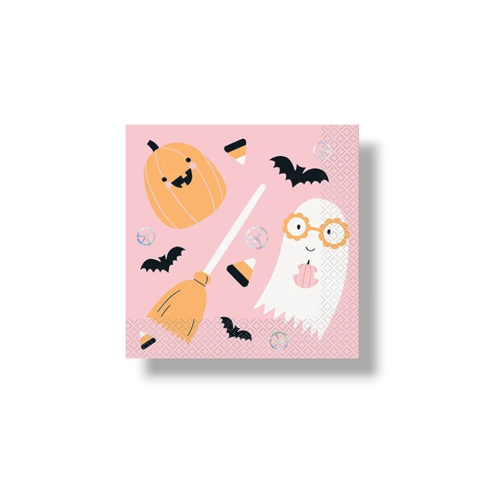 G Groovy Halloween Napkin C/16