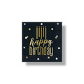 Servilleta G Metallic Happy Birthday C/16