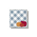 Servilleta G Pumpkin y Gingham C/16