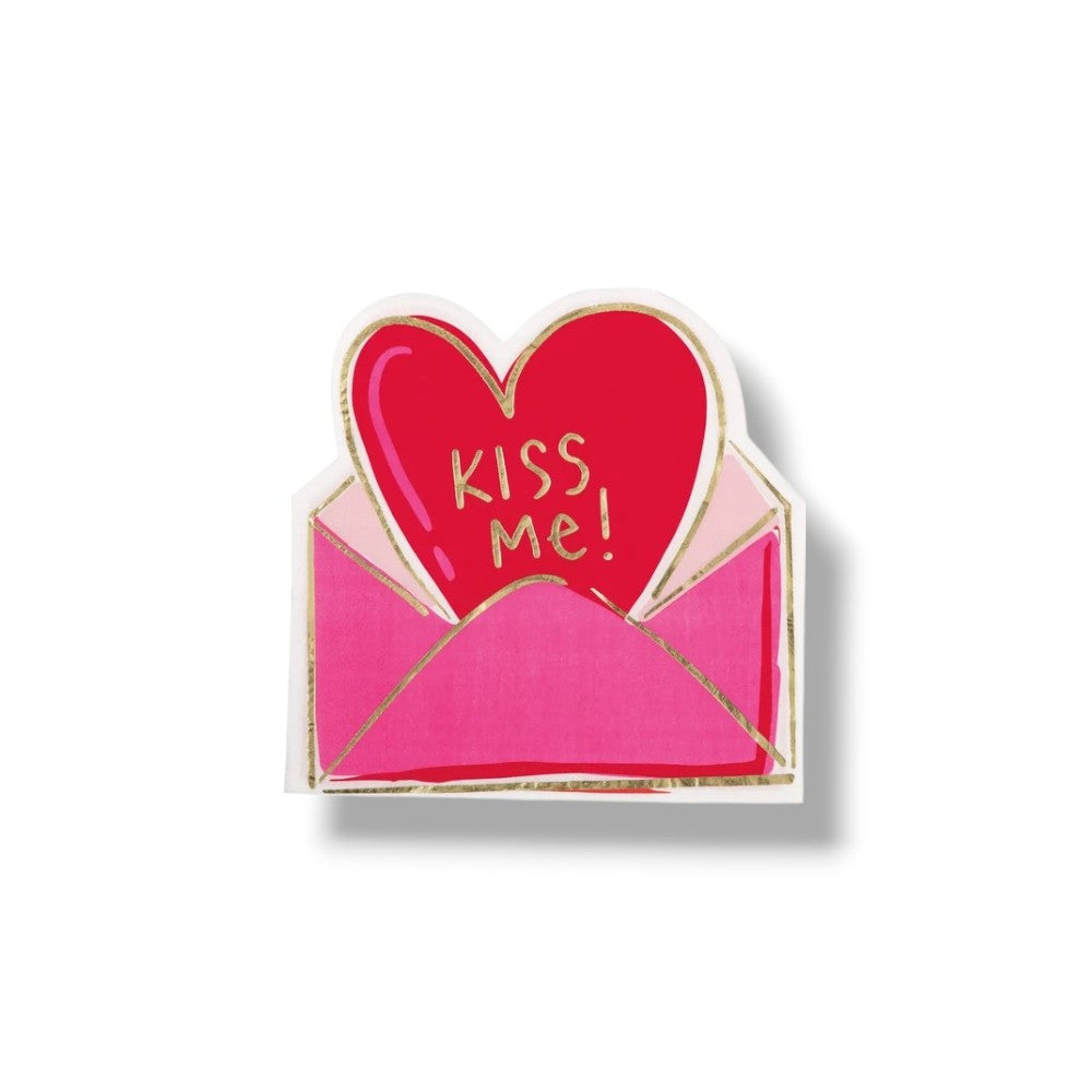 Servilleta G Red and Pink Valentine C/16