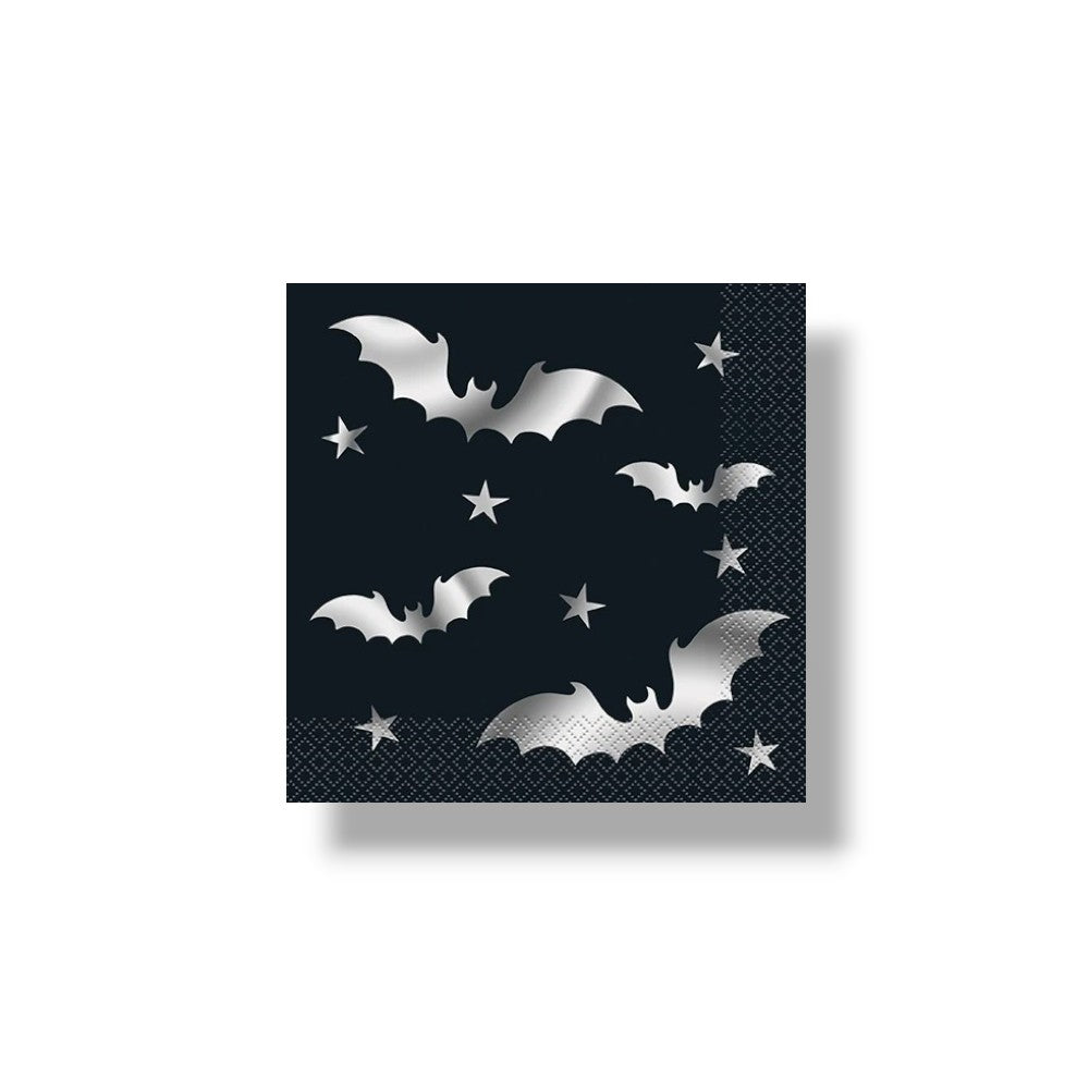 Silver Bats Napkins (20 count)
