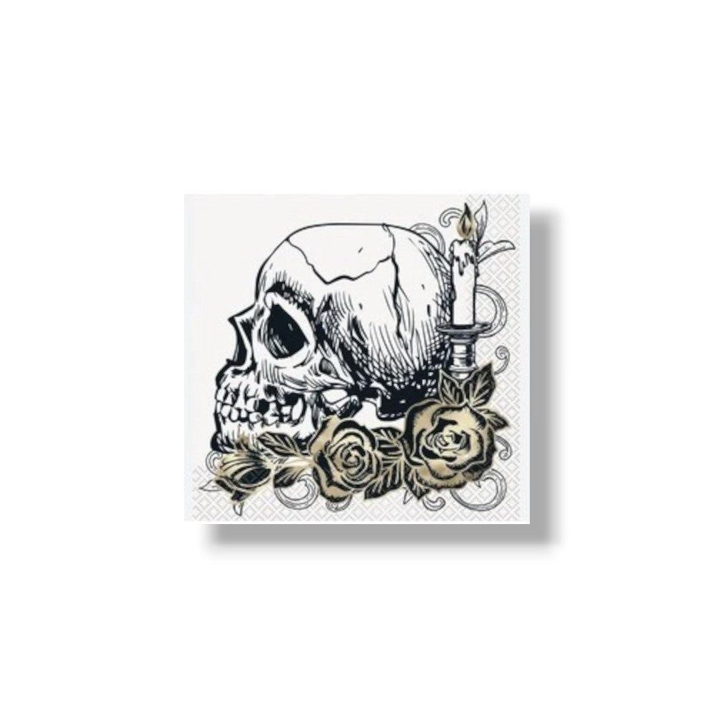 Napkin G Sketchy Skulls C/16