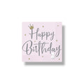 Napkin G Swan Birthday C/16