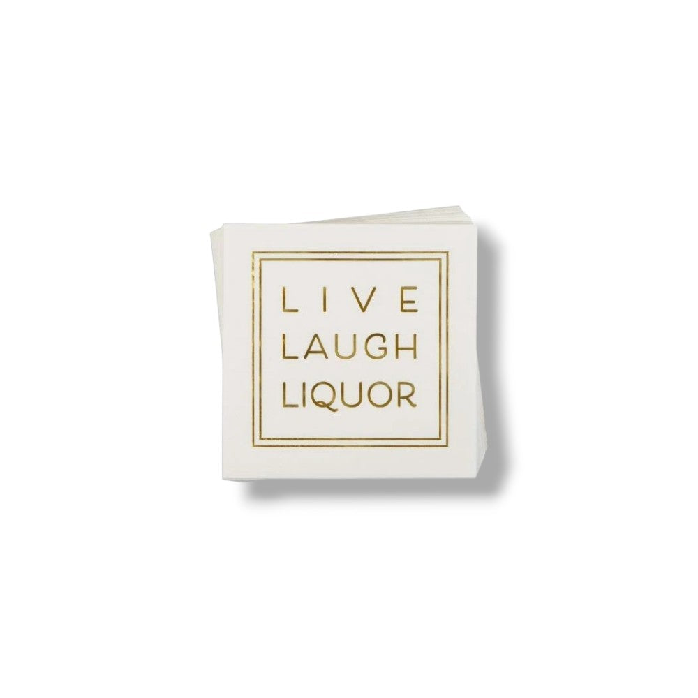 Servilleta Live Laugh Liquor C/20