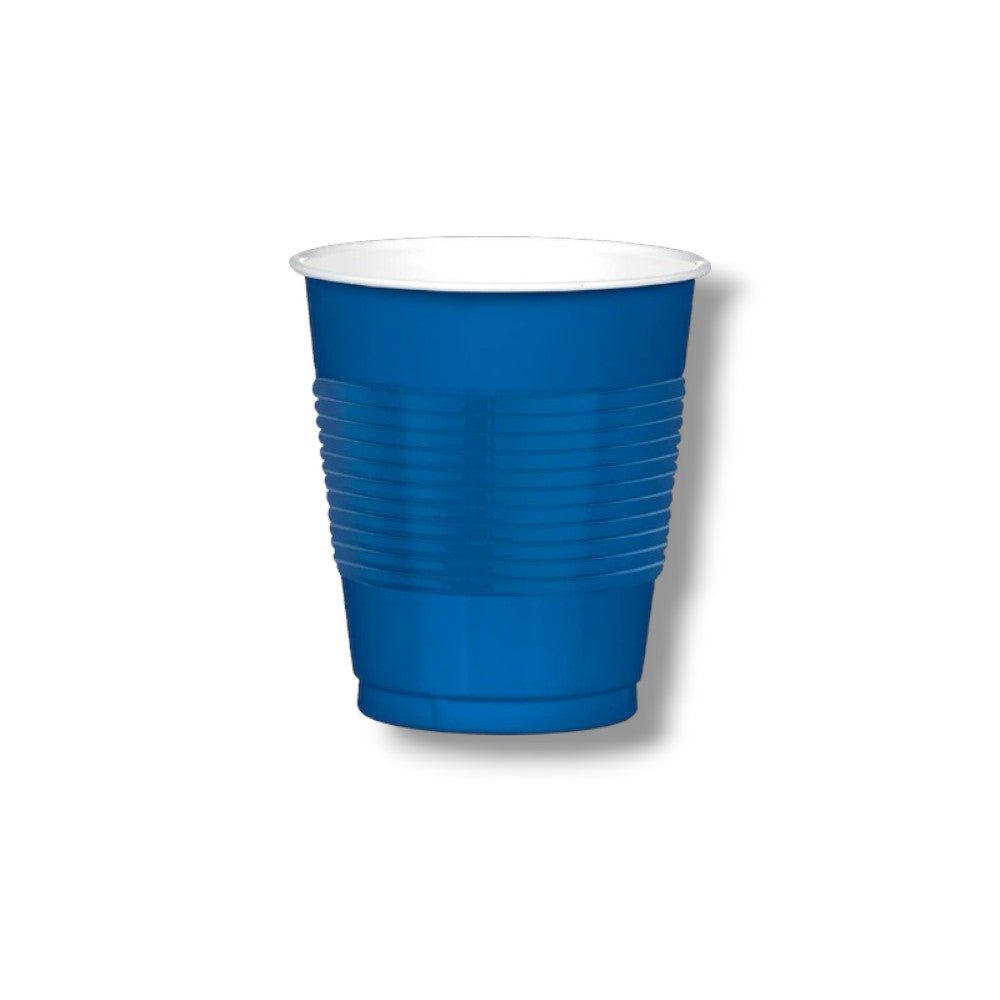 Vaso Plastico 12oz Azul Rey C/20