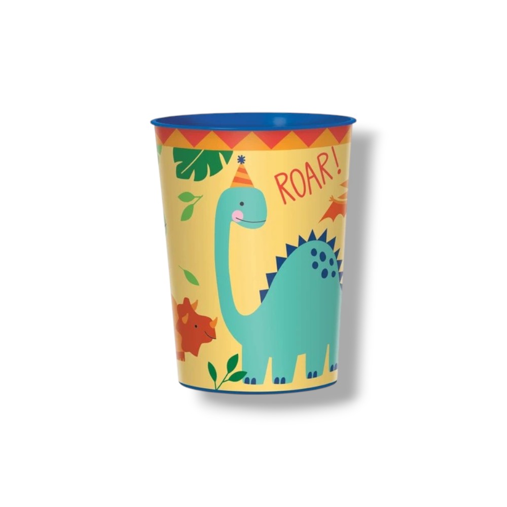 16oz Rigid Dino-Mite Party Glass C/1