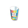 Vaso 9oz Bright Birthday C/8