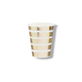 Vaso 9oz Foil Dorado C/10
