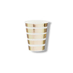 Vaso 9oz Foil Dorado C/10