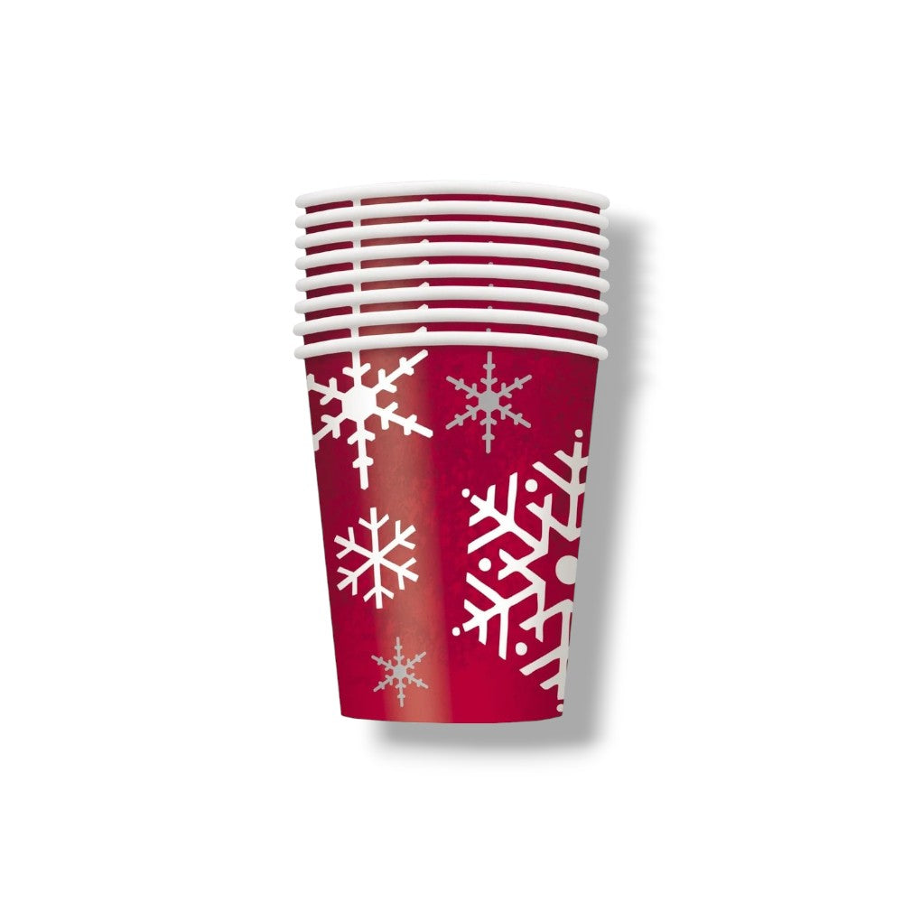 Holiday 9 oz Red Cup (8 Pack)
