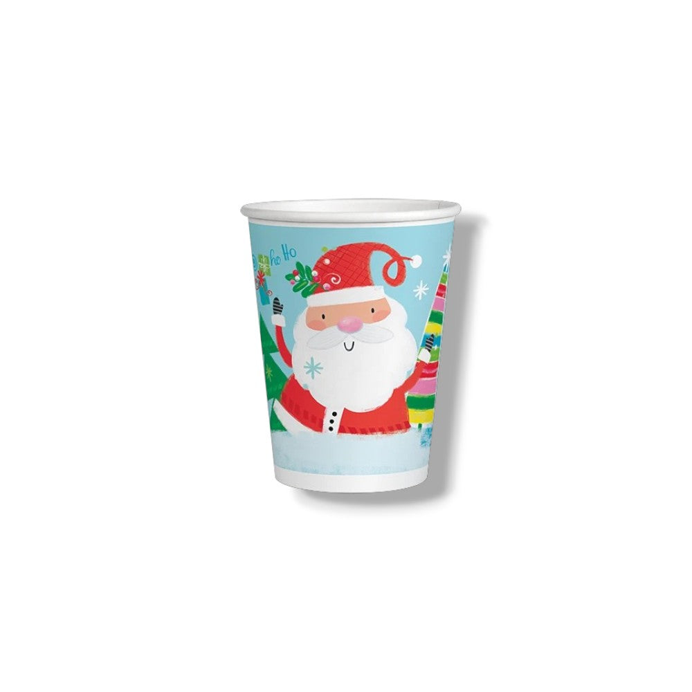 Vaso 9oz Santa And Friends C/8