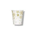 9 Oz Silver &amp; Gold Holiday Glass C/8