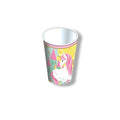 Vaso 9oz Unicornio C/8