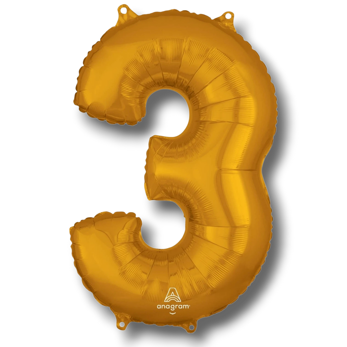 Globo 26" Numero 3 Oro C/1