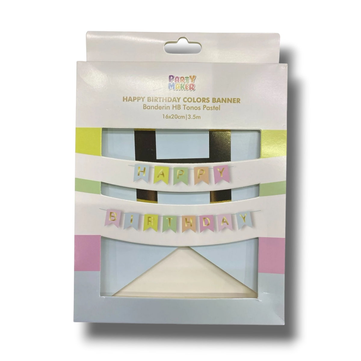 Banner Happy Birthday Foil Color Pastel C/1