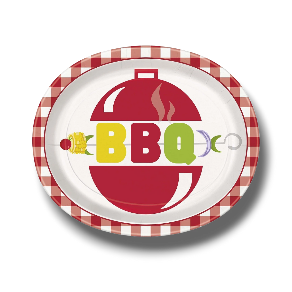 Plato Oval Classic BBQ C/8