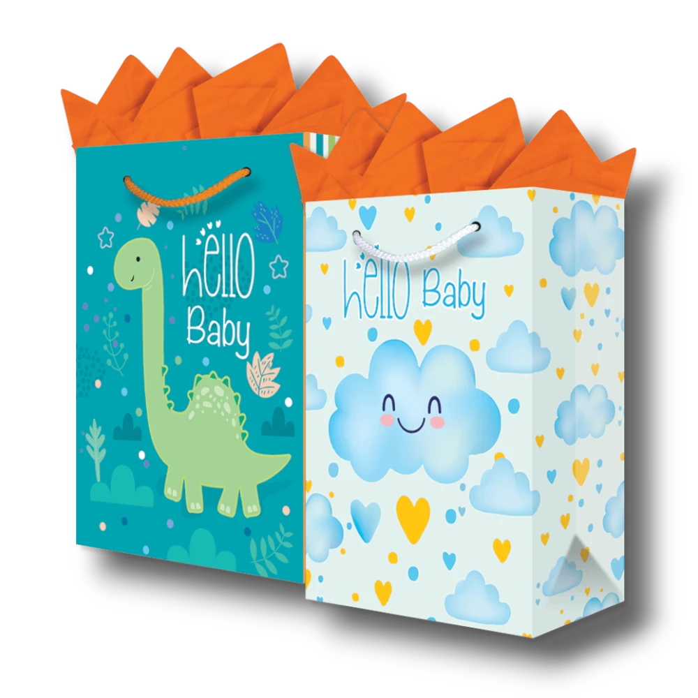 Large Hello Baby Dino / Cloud Bag C/1