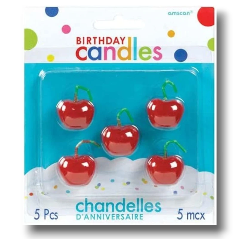 Vela Figura Cerezas C/5