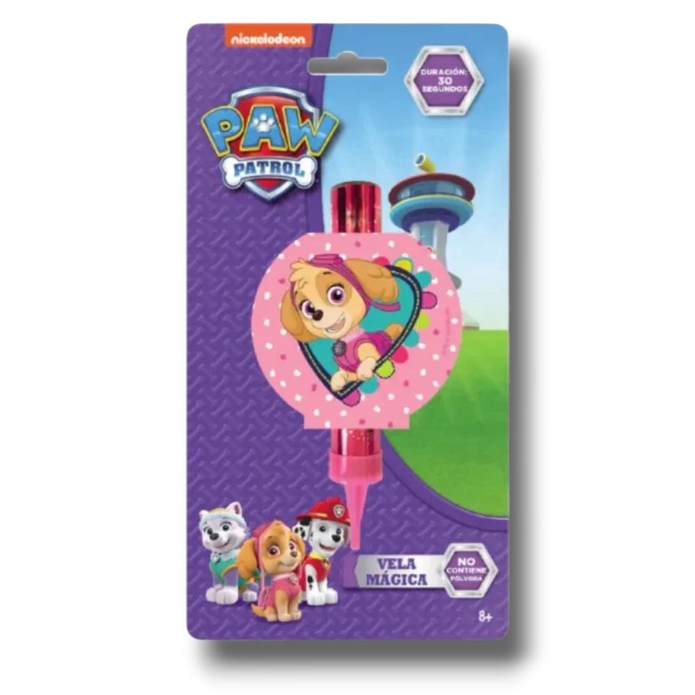 Vela Magica Paw Patrol Niña  C/1