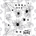 Transparent Electrostatic Vinyl Spiders C/1