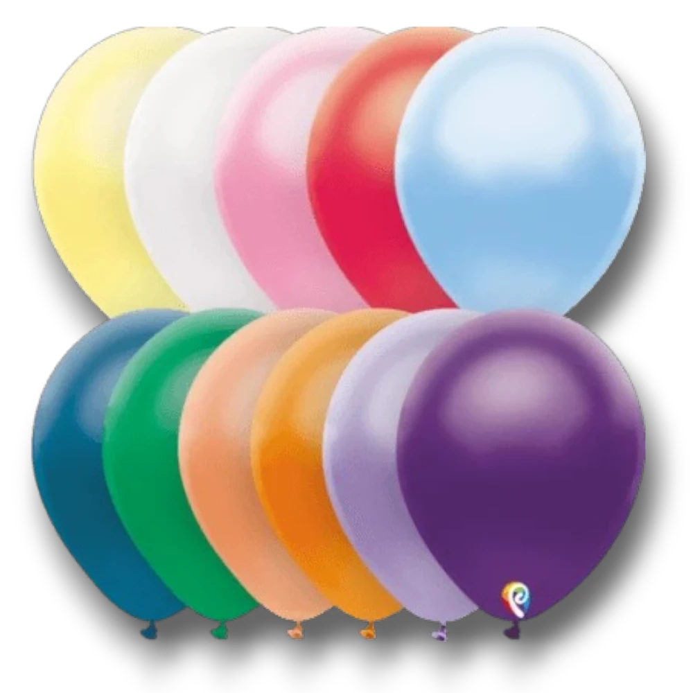 Bolsa De Globos 12" Surtido Perla Liso C/50