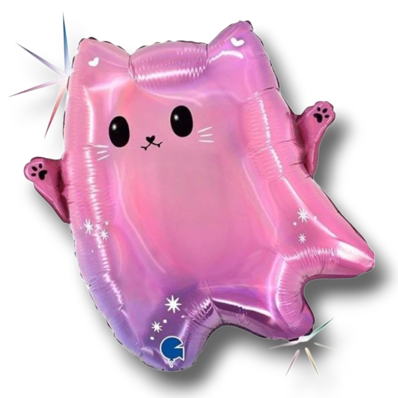 Globo 18" Kawaii Ghost Cat C/1