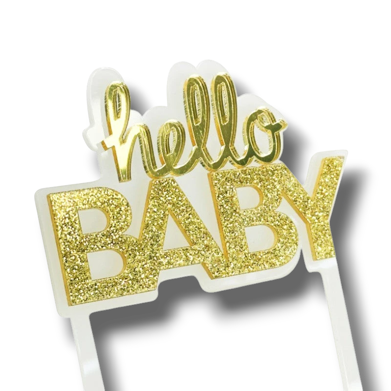 Cake Topper Hello Baby C/1