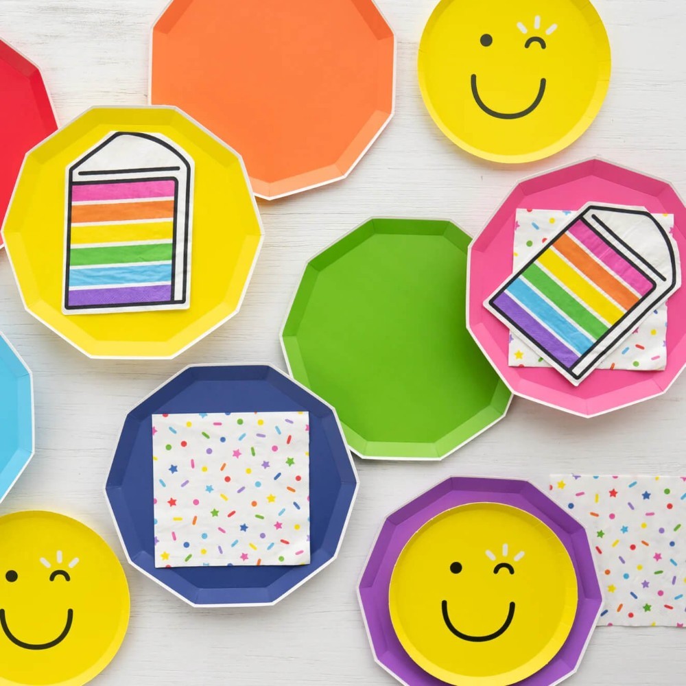 Plato 10" Sprinkles & Smiles Colores C/8