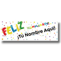 Banner Feliz Cumpleaños Personalizable