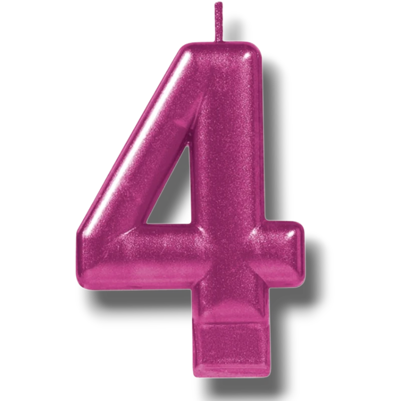 Vela Numero 4 Magenta C/1