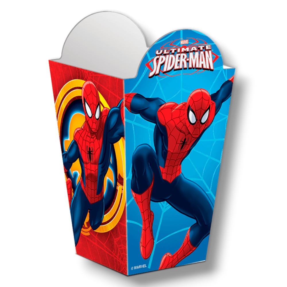 Cajita Fantasía Spiderman Clásico C/6