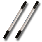 Marcador Comestible Para Pastel Doble Punta Negro C/2