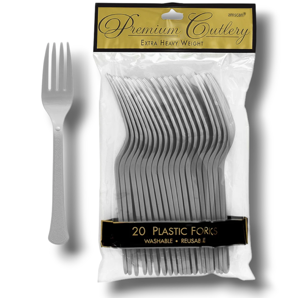 Tenedores Plata C/20